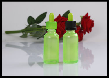 중국 30ml 1oz E cig 밝은 초록색 액체 병 정유 유리제 점적기 병 협력 업체