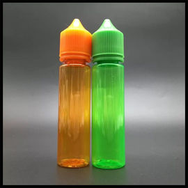 중국 통통한 유니콘 60ml 플라스틱 점적기 병 녹색/주황색 색깔 수증기 액체 콘테이너 협력 업체