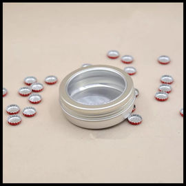 중국 100g 창 알루미늄 화장용 콘테이너 보석 분말 상자 차 사탕 음식 단지 협력 업체