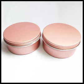 중국 분홍색 화장용 알루미늄 단지 100g 금속 깡통 로션 크림 분말은 나사 뚜껑으로 할 수 있습니다 협력 업체