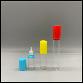 중국 10ml 15ml 30ml 유니콘 점적기 병은 Vape 주스 플라스틱 용기 탬퍼 필기용 종이를 비웁니다 협력 업체