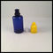 파란 30ml 플라스틱은 애완 동물 점적기 병 E Cig 액체 병을 병에 넣습니다 협력 업체