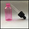 분홍색 애완 동물 플라스틱 피펫은 화장용 패킹 우수한 저온 성과를 위한 30ml를 병에 넣습니다 협력 업체