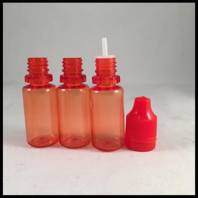 빨간 연기 기름 점적기 병은, 10ml 플라스틱 점적기 산성 기본적인 저항을 병에 넣습니다