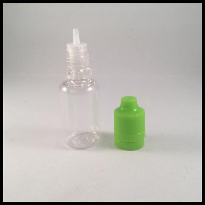 작은 플라스틱 애완 동물 E 액체 병, 투명한 약제 귀 점적기 병